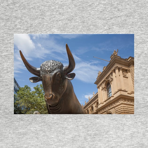 Bull, Stock Exchange, Frankfurt by Kruegerfoto